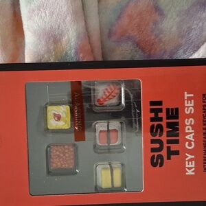 Red and Yellow Sushi Time Key Cap Set New